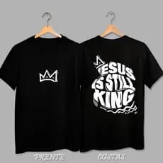 Camiseta camisa blusa Infantil Religiosa Unissex algodão100%