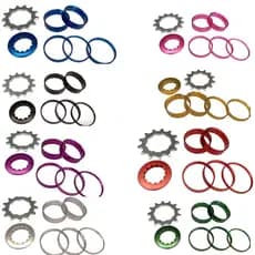 Adaptador kit Cog Single 13 Dentes Freeride Cassete K7 Cores