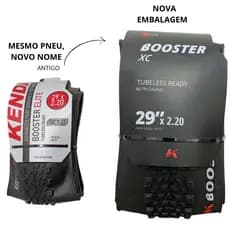 Pneu Aro 29 bicicleta Mtb Kenda Booster Elite Sct 29x2,20 Tubeless Preto