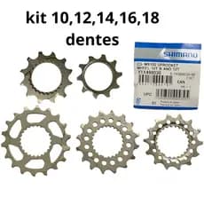 Cog Pinhão catraca Shimano Cassete Micro Spline 12v 10 12 14 16 18d M7100 M8100 m9100