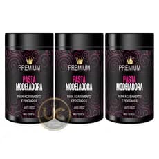 CERA FIXADORA DE TRANÇAS 1KG - 3 UNIDADES