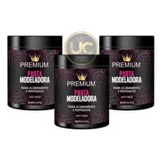 PASTA MODELADORA DE TRANÇAS 500G - 3 UNIDADES