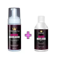 Mousse Modelador Cachos e Diversos Penteados + Refil do Mousse Modelador