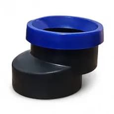 Bolsa Vaso Sanitário Deslocamento Adaptador com Anel 100mm