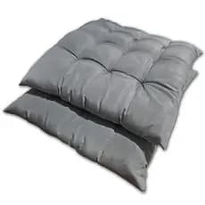 Kit 02 Almofadas Assento Futon Flat para cadeira 40x40