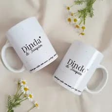 CANECA XÍCARA PERSONALIZADA | PADRINHO MADRINHA | DINDA DINDO | CONVITE PADRINHOS BATISMO E CONSAGRAÇÃO | BATIZADO