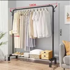 Arara cabideiro sapateiro arara de roupas lojas quarto Desmontável longo 120cmX150cm