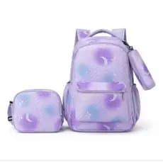 Kit mochila infantil com estojo escolar feminino #Oferta