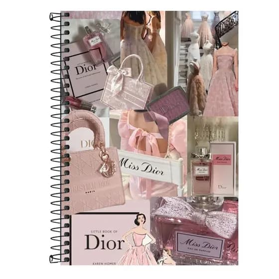 Caderno Personalizado AESTHETIC IT GIRL - 1, 10 e 20 matérias