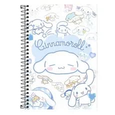 Caderno Personalizado CINNAMOROLL SANRIO (hello kitty, kuromi, my melody) - 1 matéria, 10 matérias  20 matérias