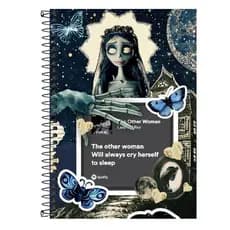 Caderno Personalizado A NOIVA CADÁVER / CORPSE BRIDGE - 1 matéria, 10 matérias  20 matérias