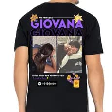 Camiseta Casal RAPUNZEL camisa blusa TIKTOK namorada presente personalizado enrolados trends de amor