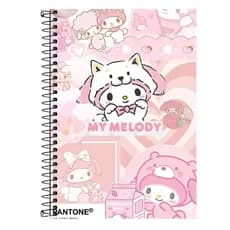 Caderno Personalizado MY MELODY (kuromi, hello kitty, sanrio) - 1 matéria, 10 matérias  20 matérias