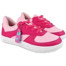 Tenis Infantil Menina Pink Passeio Escola Lazer Praça Dia Dia