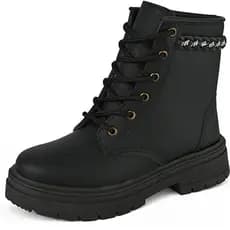 Bota coturno Infantil Luxe Feminino Blogueira Confortável Leve Estilosa