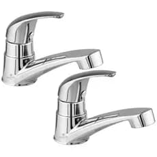 2x Torneiras Banheiro Lavatório Up Premium Moderna Cromado Pia Mesa Cuba Bancada Envio Imediato