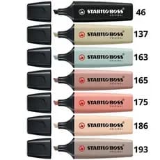 MARCA TEXTO STABILO KIT NATURE COLORS 7 CORES - STABILO