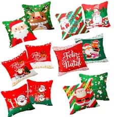 Kit almofada M de Natal Medida 25x9x27cm