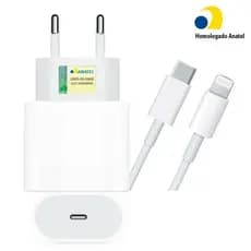 Carregador de Iphone Original Turbo iPhone 11 12 13 14 Xr Xs 20w Usb C Lacrado