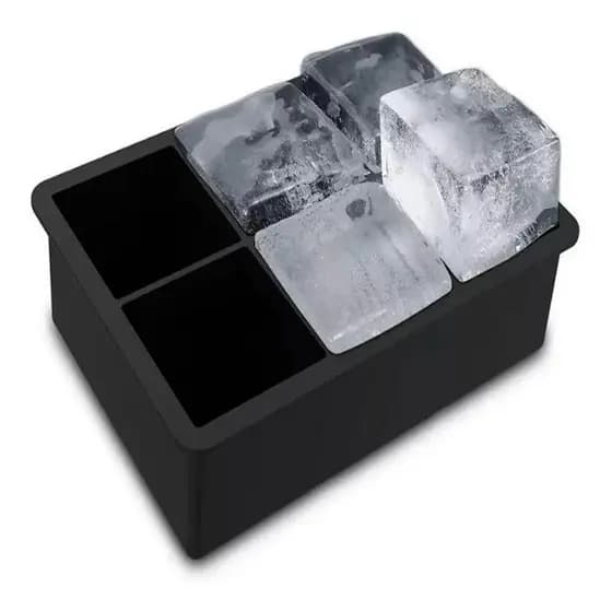FORMAS DE GELOS GIGANTES SILICONE 6 CUBOS FÁCIL DE DESMOLDAR WHISKY NEGRONI