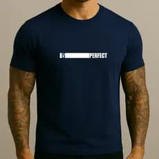 Camiseta Masculina Is Perfect Camisa 100% Algodão