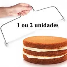 1 ou 2 Pcs Cortador De Bolo De Linha Ajustável Em Altura Aço Inoxidável