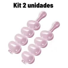 Kit com 2 Boleadores de Brigadeiros, Enrolador Modelador Beijinho Doce Arroz