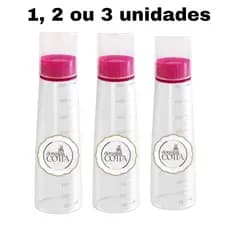 Bisnaga Regador de Massas Com 1, 2 ou 3 Unidades Umidecedor de Bolo com Chuveirinho e copo Graduado