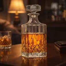 Licoreira Garrafa De Vidro Para Whisky Mini Bar Em Casa Decoração Uisque