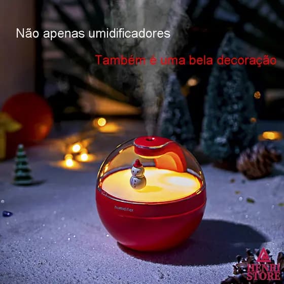 Umidificador De Ar Purificador Difusor Aromatizador Ambiente Luz Noturna Suave