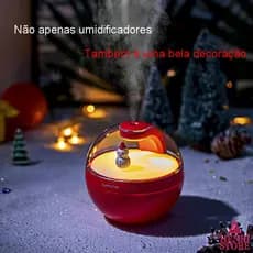 Umidificador De Ar Purificador Difusor Aromatizador Ambiente Luz Noturna Suave