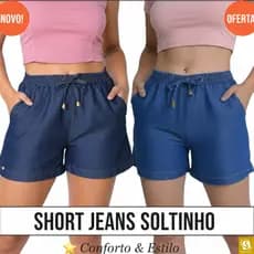 Short feminino, Bermuda jeans feminina, praia feminino, Short jeans feminino casual para verão