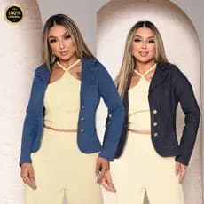 jaqueta feminina jeans, blazer jeans feminino social casaco para inverno
