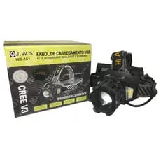 Lanterna de Cabeça LED Cree V3 - 3000 Lumens Ultra Potente! Ilumine sua aventura com força e intensidade máxima!