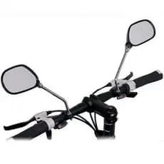 Retrovisor Espelho Bike MTB, Monark bike elétrica ou motorizada C/ Refletor P/ Bicicletas Urbanas