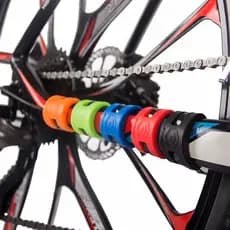 Kit Protetor de Quadro e Corrente Bike Resistente Fácil Instalação Anti Risco e Impacto 4 Peças Alta Durabilidade