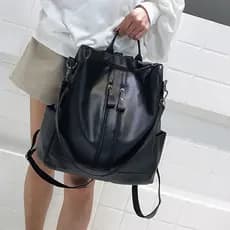 crazy bag New style travel backpack with two zipper bag multifunctional women's crossbody handbag om moda versáti mochi