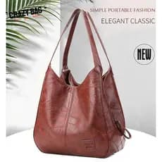 Saco De Couro Feminino Mulher