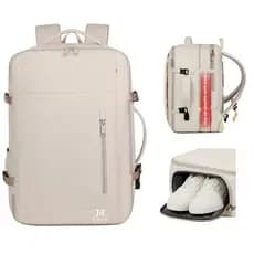 CHENXIAOHONG Mochila de Viagem 40L Oxford Impermeável, Grande Capacidade, USB, Sapato e Notebook