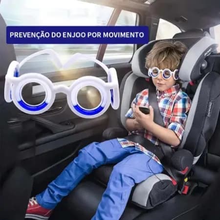 Óculos anti náuseas anti enjoo do movimento. Não enjoar carro, ônibus, barco, movimento