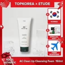 Espuma De Limpeza Etude AC Clean Up 150ml TOPKOREA Envio Da Coreia