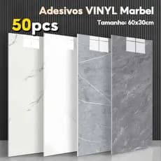 9 ㎡/KIT 50 Placa Adesiva 3d Mármore De Parede Relevo Lavável 30cm X 60cm Autocolante Decoração Quarto