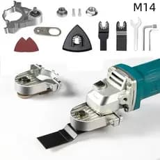 Esmerilhadeira Angular De Conversão Rosca Adaptador De Cabeça Universal Para M14 Tipo Polimento Oscilante
