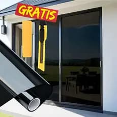 Preto Película tipo insulfilm Automotiva e Residencial para vidros Janela / Portas / blindex G5 Espátula grátis