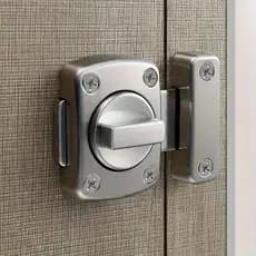 Fechaduras Trava De Segurança liga de zinco Porta Aço Inox Tranca Anti Roubo Fácil instalação