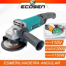 110V Lixadeira Esmerilhadeira Angular 125mm 1150W Profissional 12000RPM