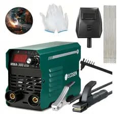 Máquina Solda Inversora Compacta MMA 300 220V Classe Proteção G Display Digital