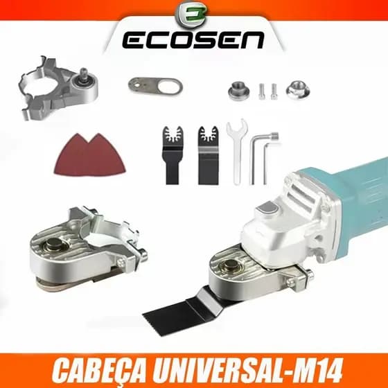 Esmerilhadeira Angular De Conversão Rosca Adaptador De Cabeça Universal Para 115  Tipo Polimento Oscilante Ferramenta