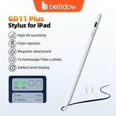 BETTDOW 11plus Caneta Stylus para iPad Stylus Pencil 9th Gen 8th 7th 6th Pro 11 12.9 2019 2020 2021 2018 9.7 Mini 6