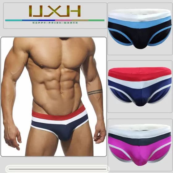 UXH Sungas Masculinas Cuecas  Cavadas  Elegante Apertado Macia Biquíni UDL106
